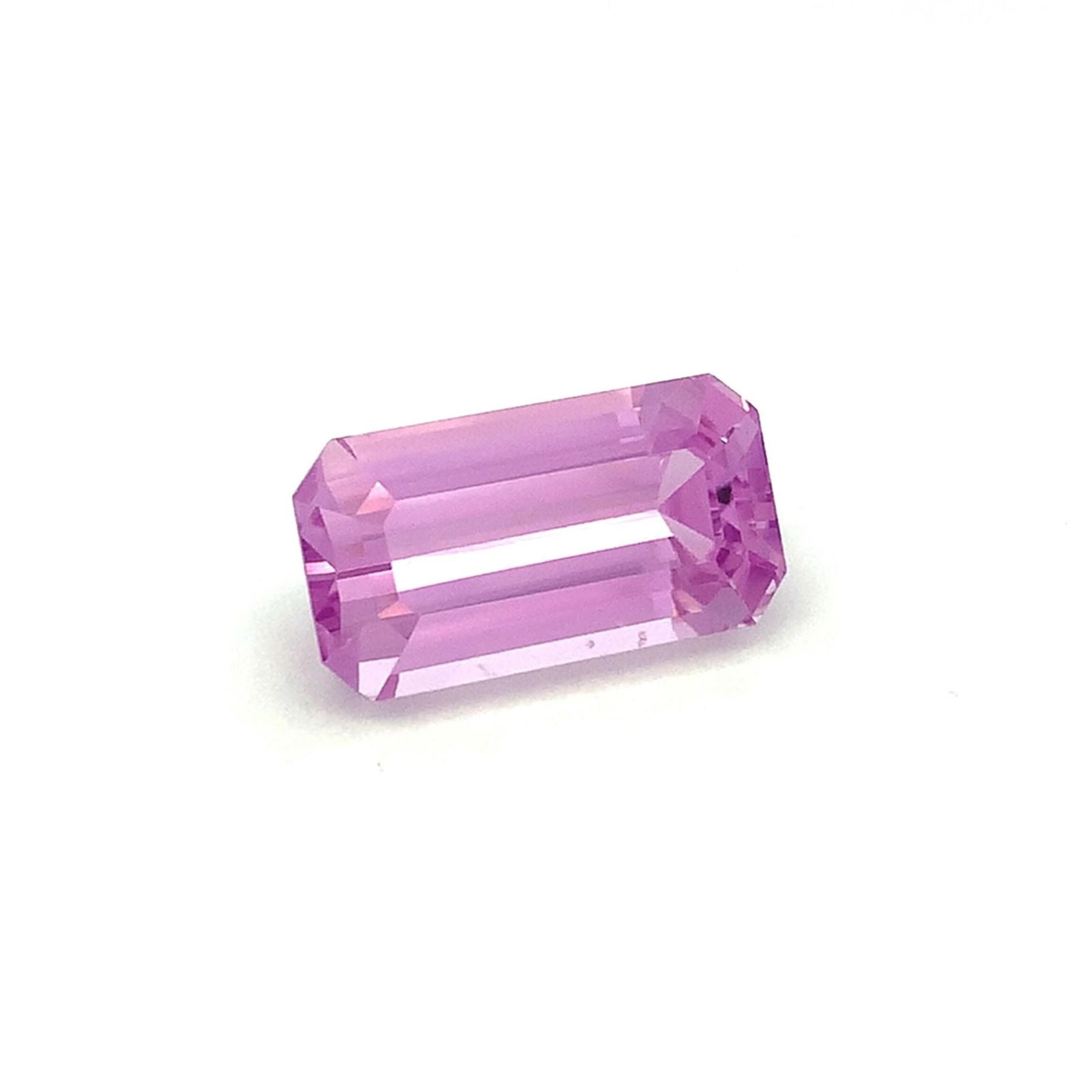 Top Pink Kunzite Gemstone Facted Emerald Cut Pendant Size Gemstone : 30.935 Carat - 4