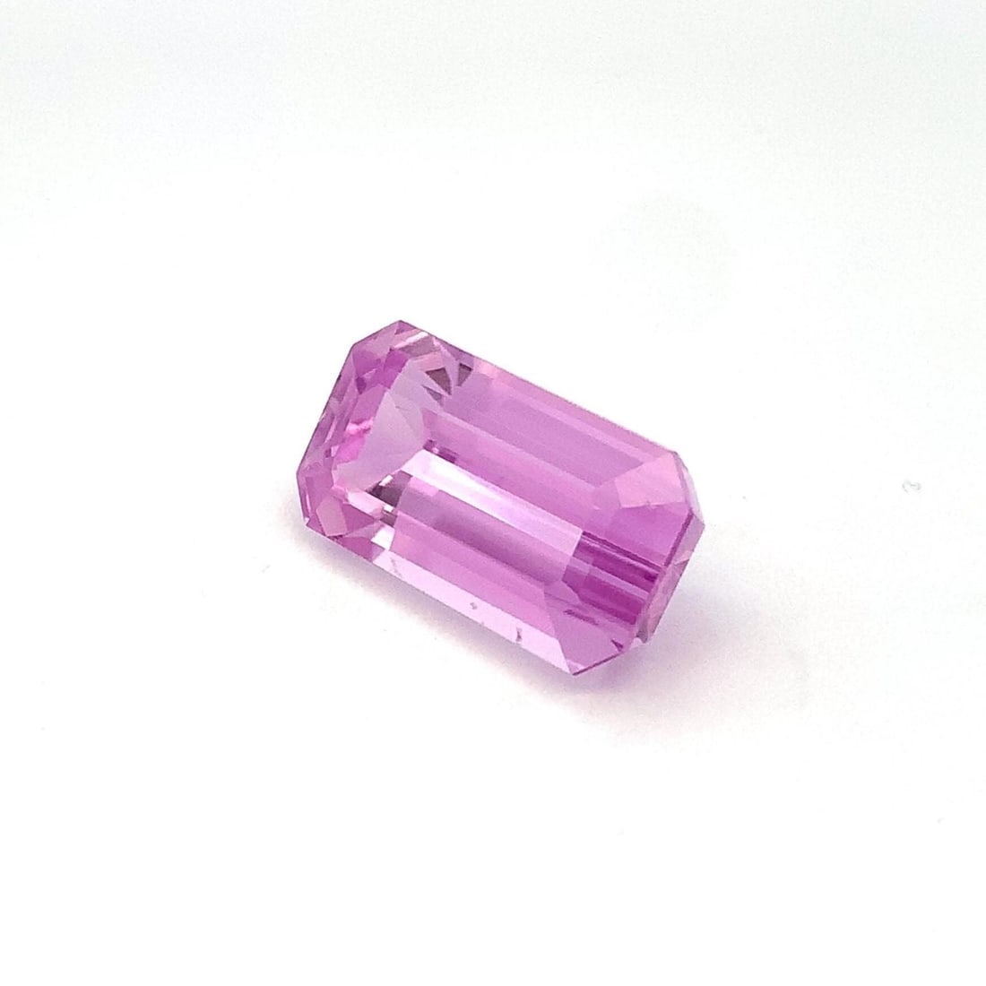 Top Pink Kunzite Gemstone Facted Emerald Cut Pendant Size Gemstone : 30.935 Carat - 5