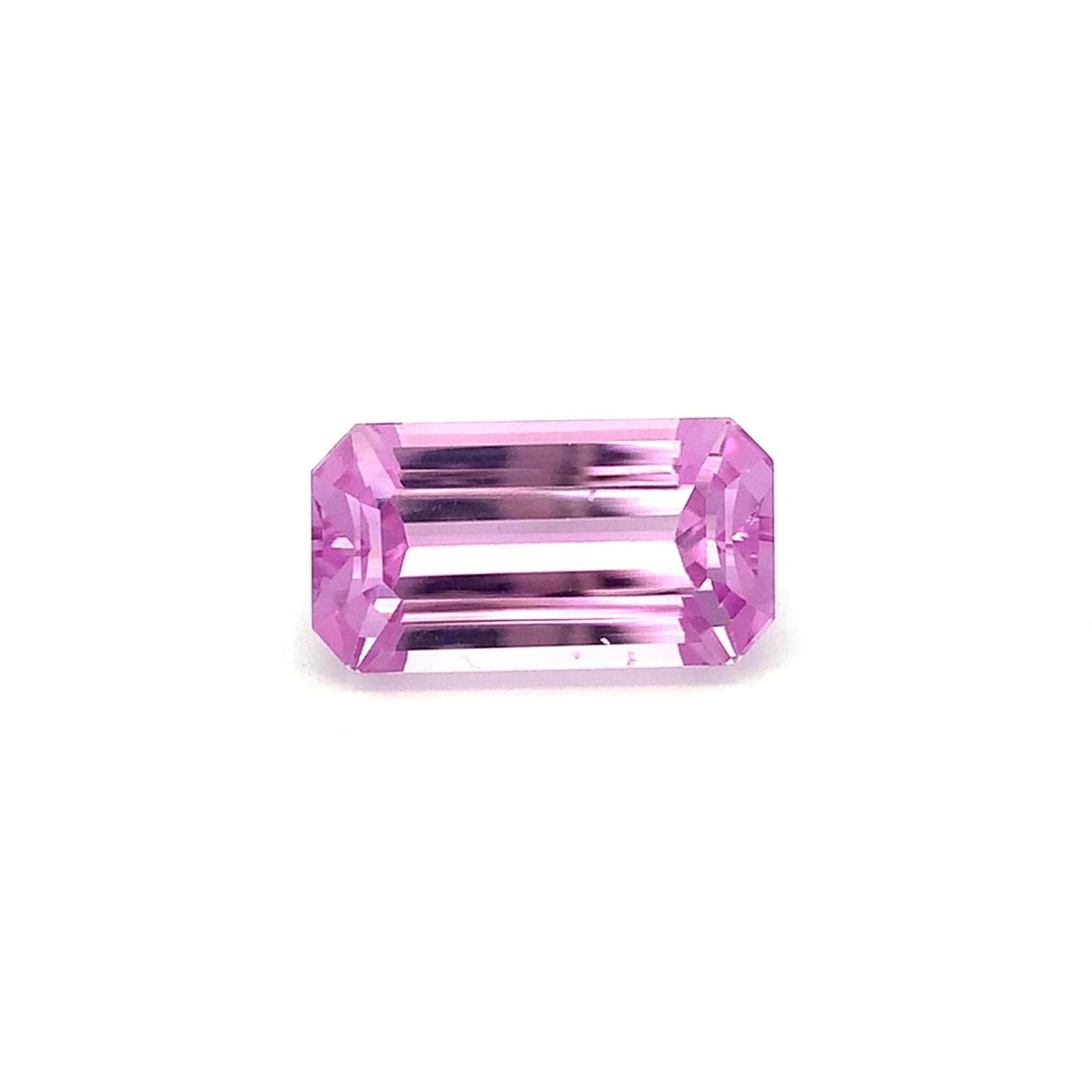 Top Pink Kunzite Gemstone Facted Emerald Cut Pendant Size Gemstone : 30.935 Carat - 6