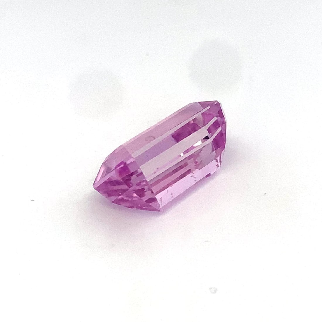 Top Pink Kunzite Gemstone Facted Emerald Cut Pendant Size Gemstone : 30.935 Carat - 9