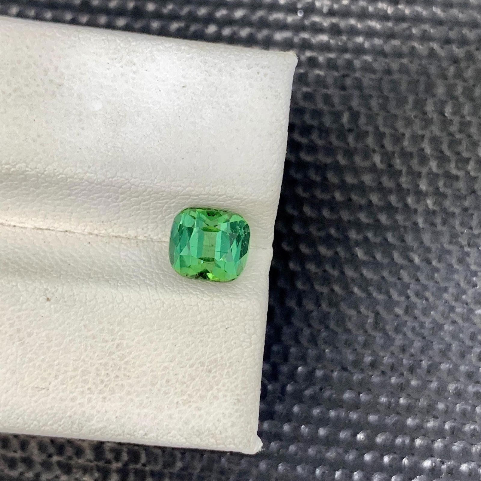 Mint Green Tourmaline Gemstone: 1.87 Carat Faceted Cushion Cut - 3