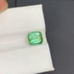 Ring Size Mint Green Tourmaline Faceted Cushion Cut Gemstone From Afghanistan - 2.01 Carat - 11