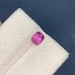 Hot Pink Tourmaline Gemstone Faceted Cushion Cut Ring SIze Gemstone From Afghanistan - 0.820 Carat - 13