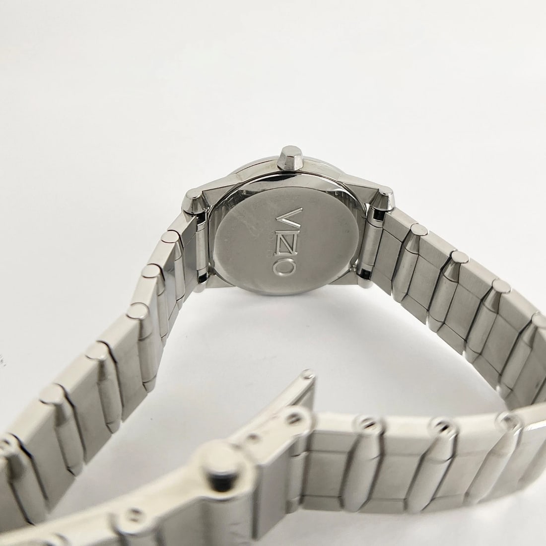 Movado Vizio Diamond Bezel Black Dial Stainless Steel Watch, 25 mm - 6