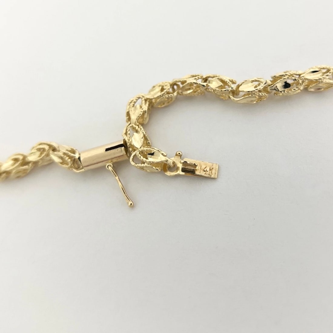 Long Turkish Rope Chain Necklace 14K Yellow Gold, 30 Inches, 4.5 mm, 34.58 Grams - 7