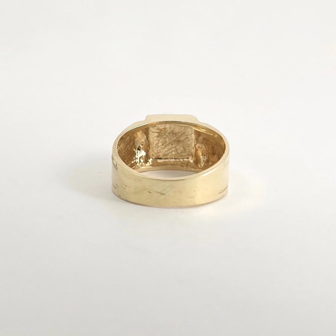 Vintage 1940's Letter AJ Initial Signet Ring 14K Gold, 4.16 Grams - 6