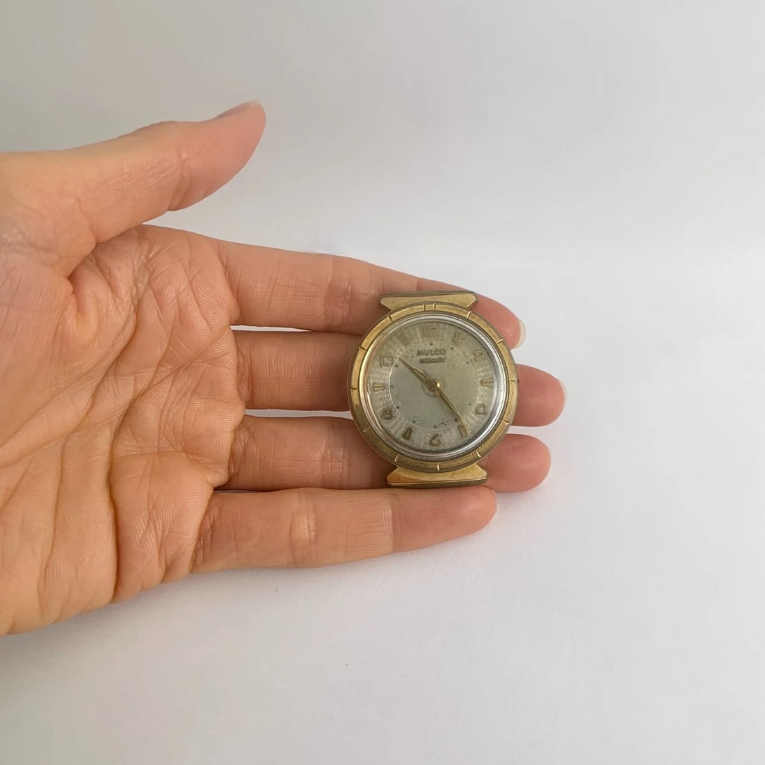 Antique Mulco Yellow Gold-Plated Stainless Steel Watch, 33 mm, 35.65 Gr - 2