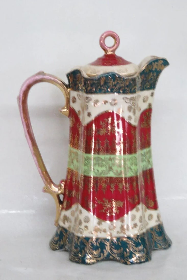 Royal Vienna Austria Cameo Porcelain Chocolate Coffee Tea Pot Pitcher - 4