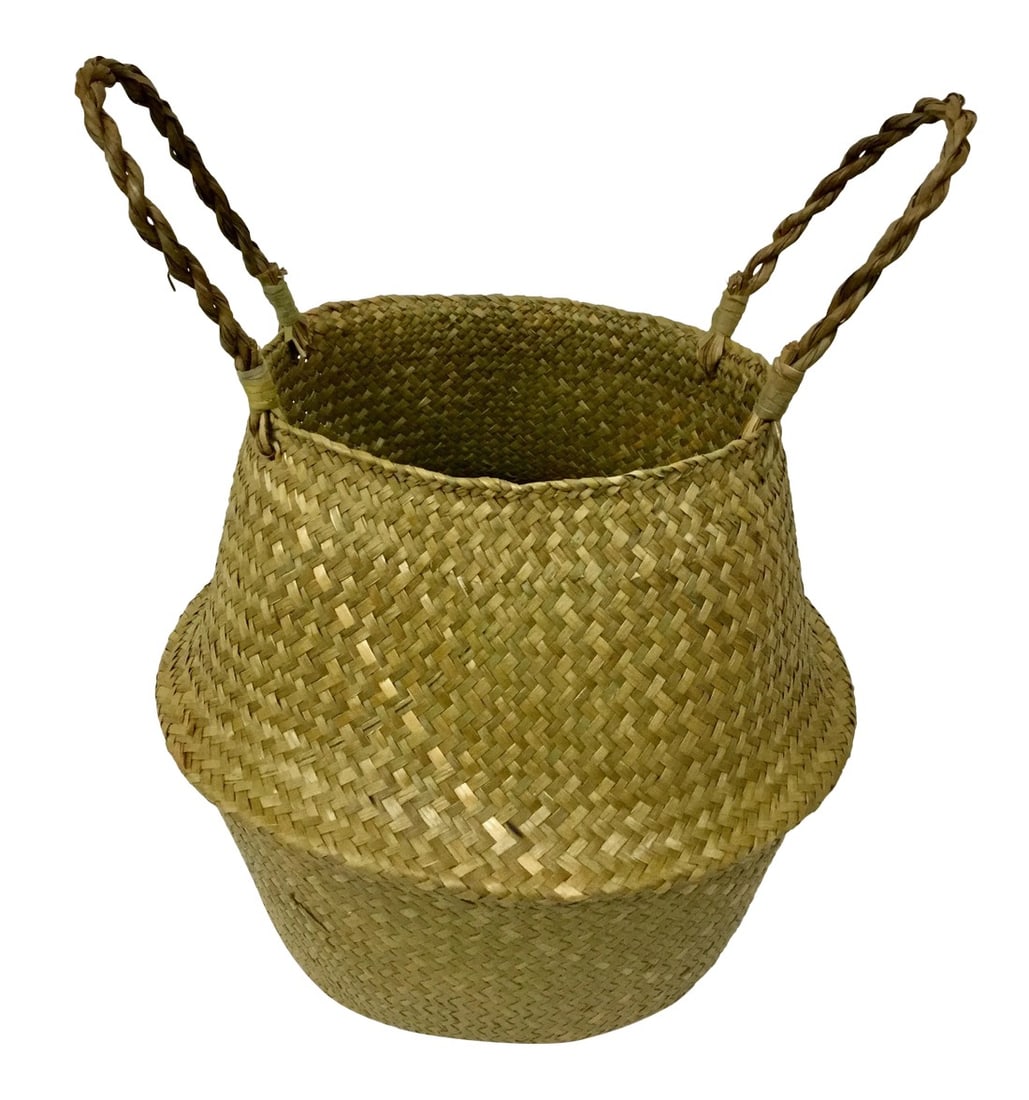 Natural Straw Collapsible Basket (1 of 12)