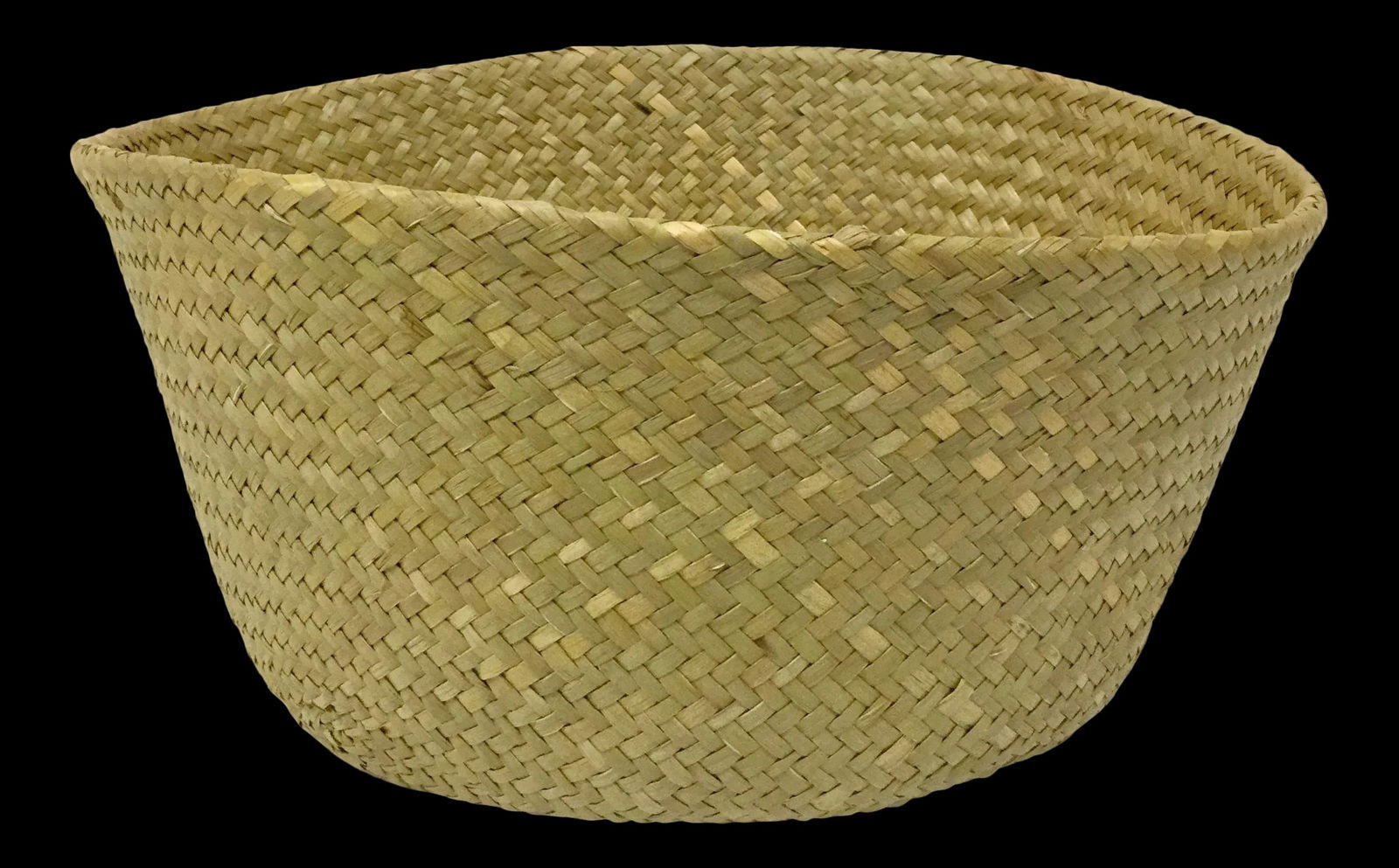 Natural Straw Collapsible Basket - 2