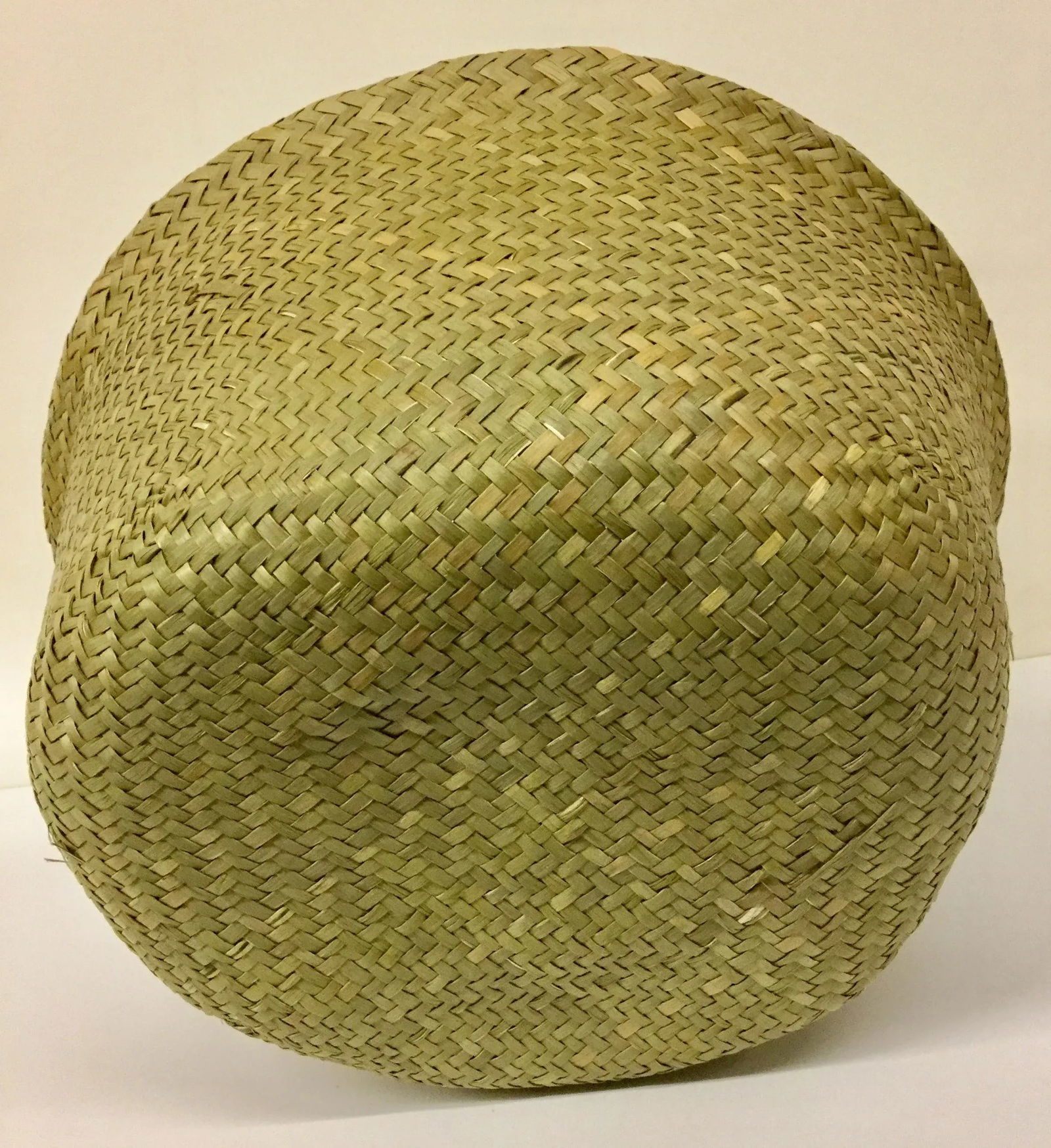 Natural Straw Collapsible Basket - 8