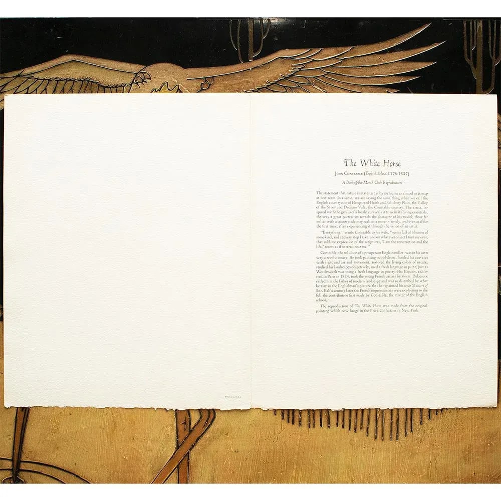 1950s After John Constable, "The White Horse" Full-Color Print - 5