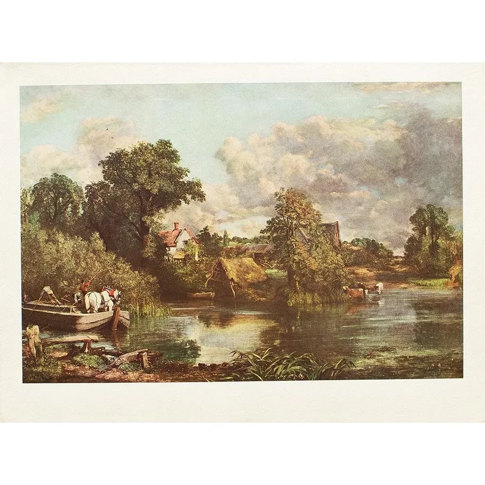 1950s After John Constable, "The White Horse" Full-Color Print - 8
