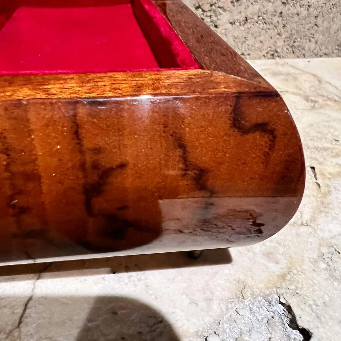 Italian Jewelry Music Footed Box Reuge Ste-Croix Love Story Hollywood Regency - 8