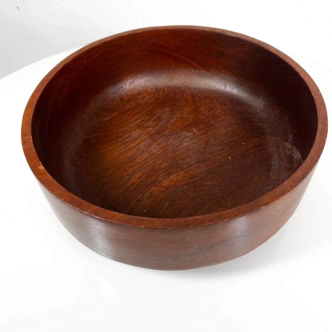 1960s Solid Teak Wood Bowl Style of Dansk Designs Denmark - 5