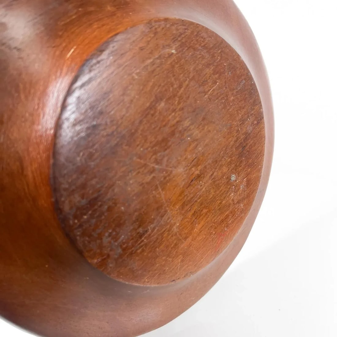 1960s Solid Teak Wood Bowl Style of Dansk Designs Denmark - 6