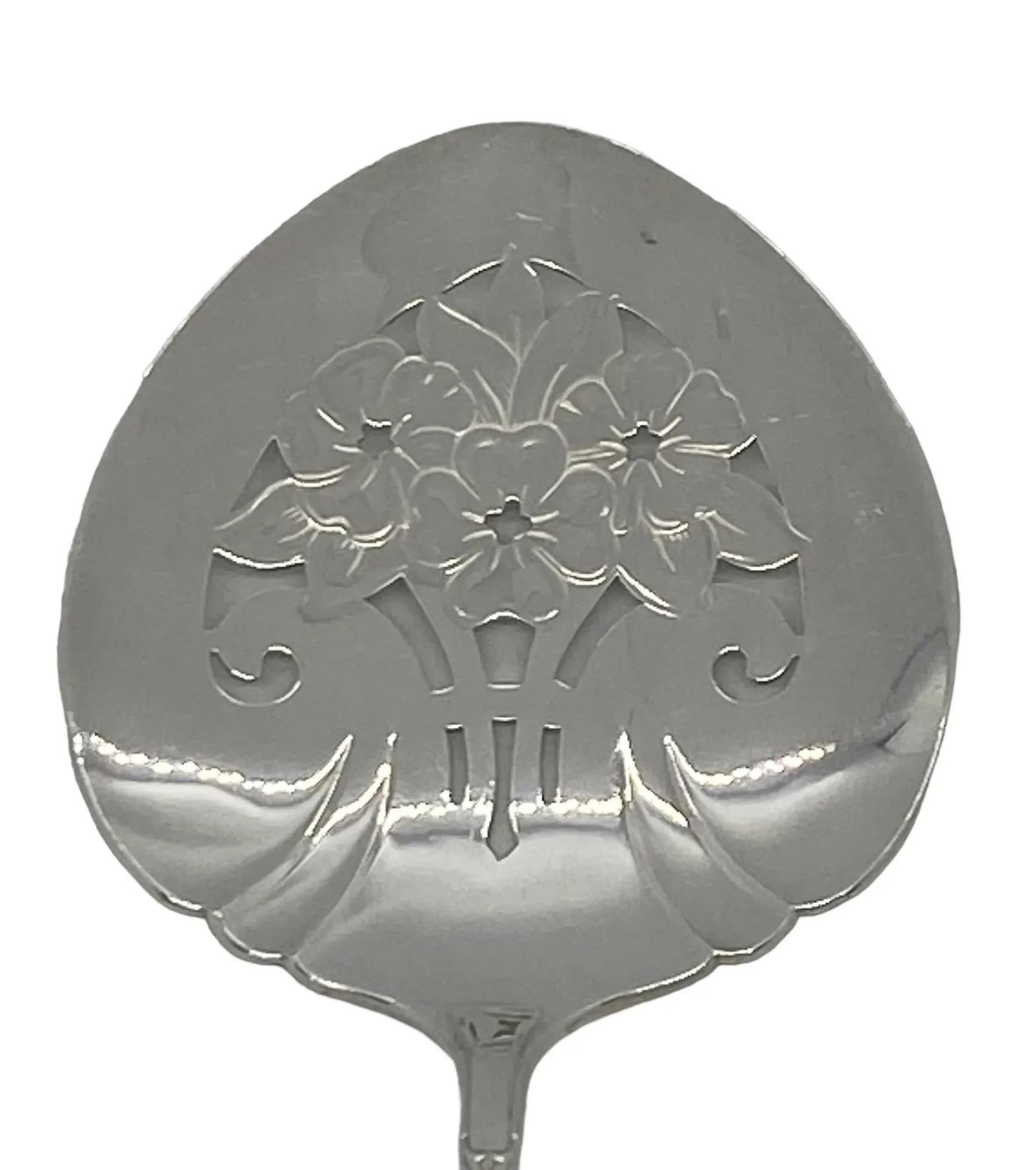 1954 Wm Rogers Is Glossy Silver Plate "œMountain Rose" Wm Rogers Tomato Cranberry Server - 8