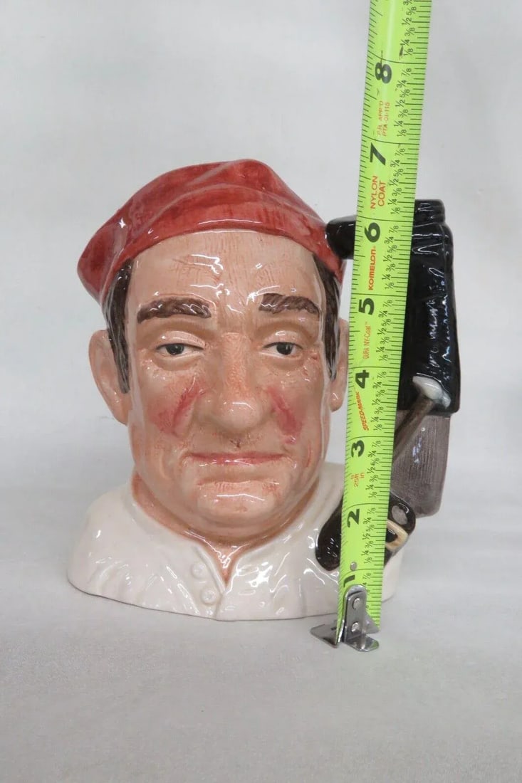 Royal Doulton Bootmaker D6572 Toby Jug Porcelain Large Character Mug - 8