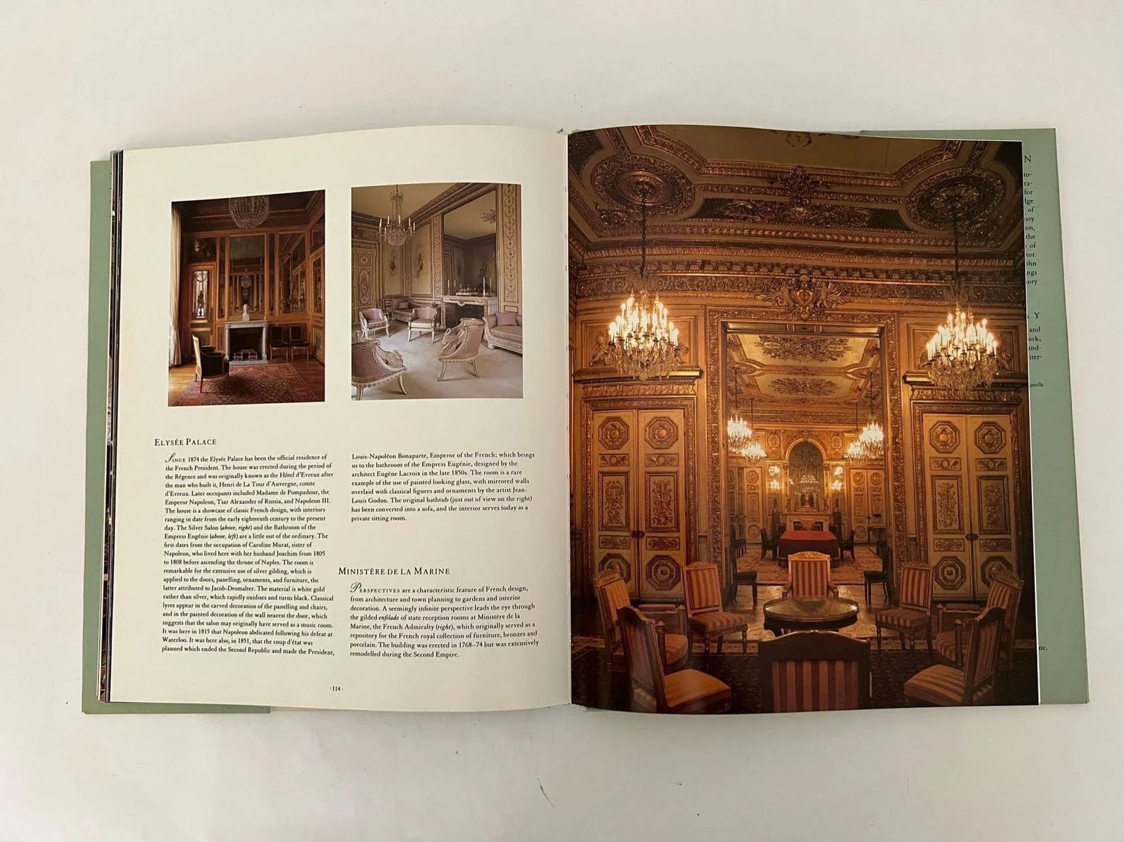 Inside Paris Discovering the Period Interiors of Paris Hardcover Joseph Friedman - 9