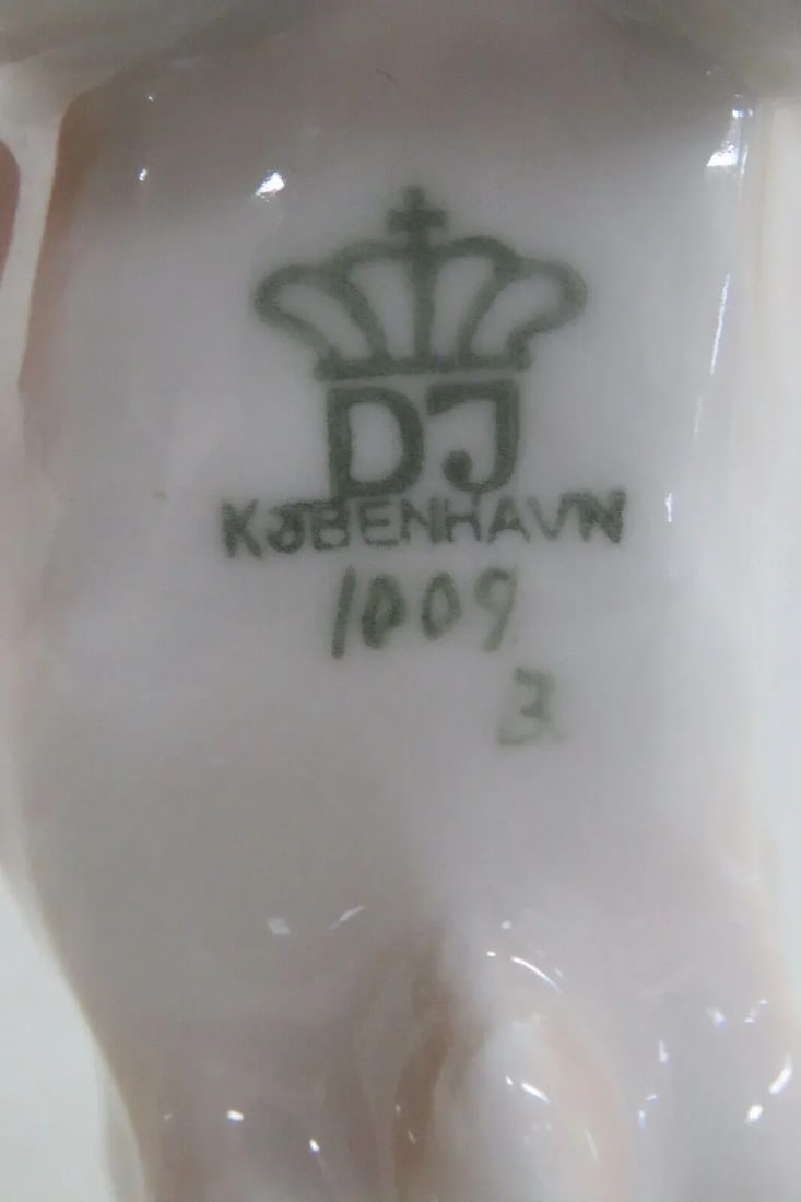 Dahl Jensen Denmark Porcelain 1009 Wire Haired Fox Terrier Dog Figurine - 5