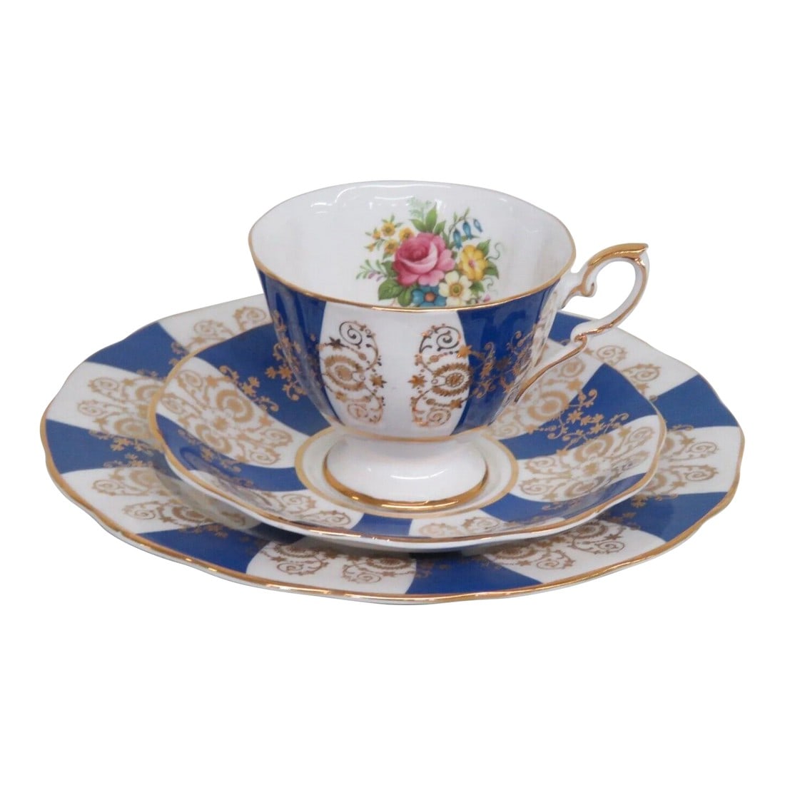 Royal Standard England Bone China Floral Tea Cup Saucer Dessert Plate Set (1 of 12)