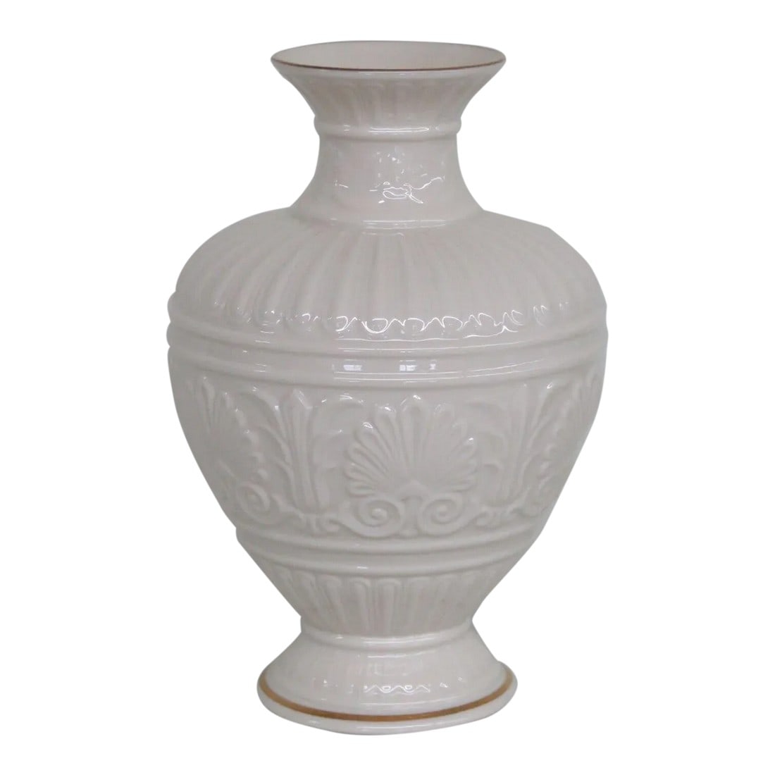 Lenox Porcelain Athenian Collection Grecian Ivory and Gold Embossed Vase (1 of 10)