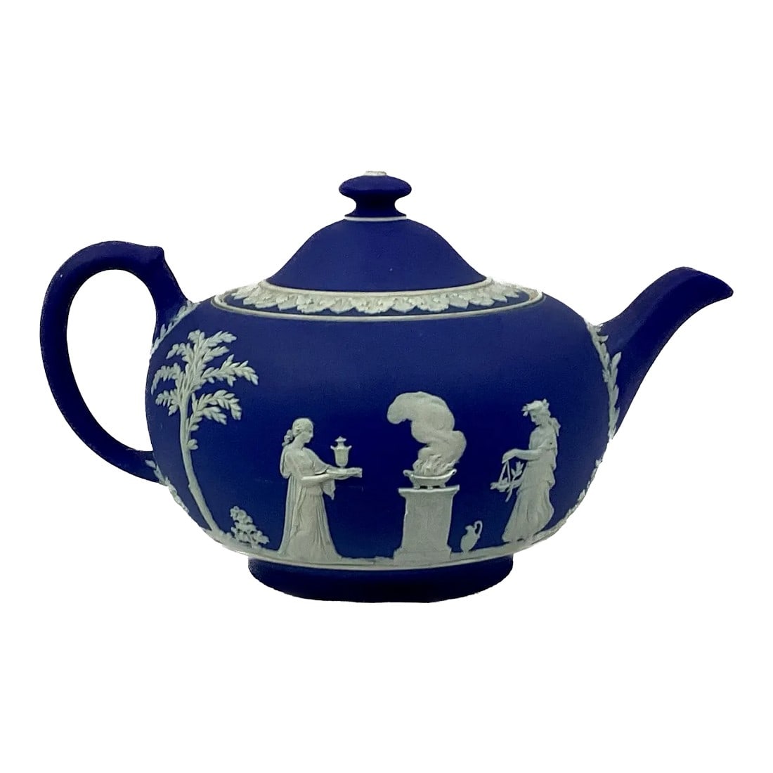 Vintage Wedgewood Jasperware Teapot With Lid (1 of 9)