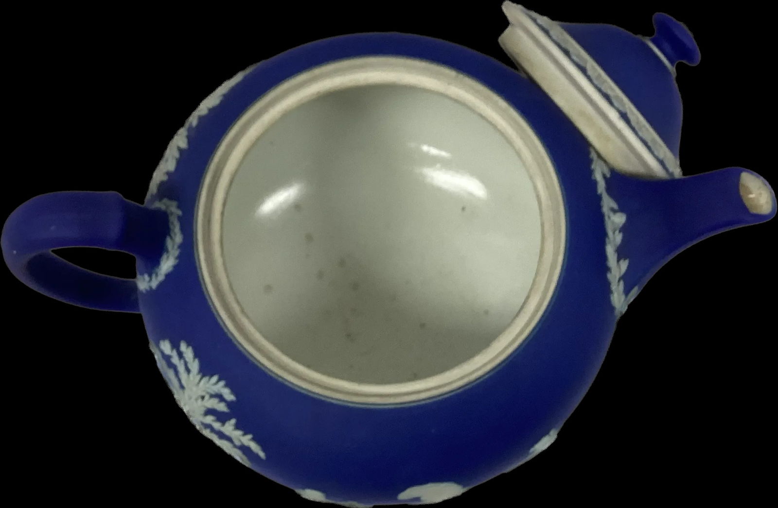 Vintage Wedgewood Jasperware Teapot With Lid - 5
