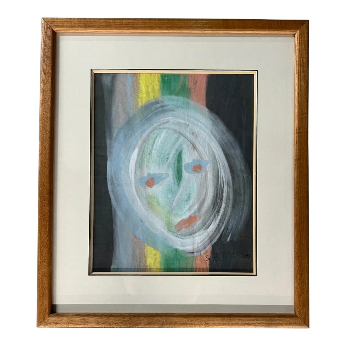 Abstract Painting of a Woman's Face by Sybil Gibson (1 of 7)