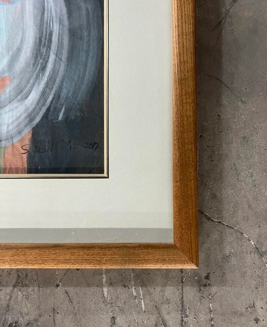 Abstract Painting of a Woman's Face by Sybil Gibson - 5