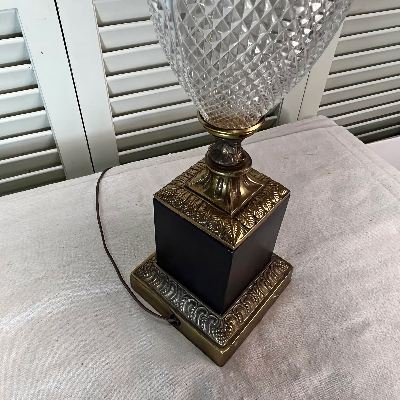 Mid Century Neoclassical Style Lamp - 4