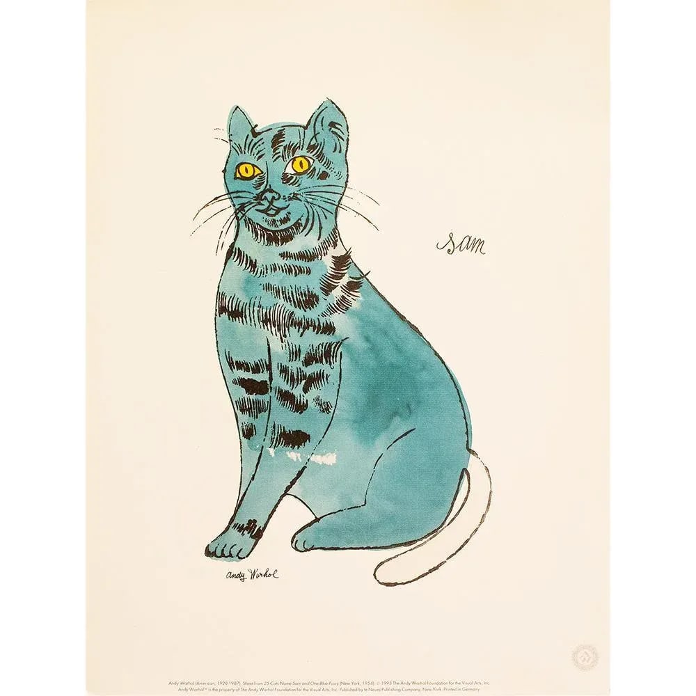 1993 the Andy Warhol Foundation Lithograph After Andy Warhol "Sam" - 6