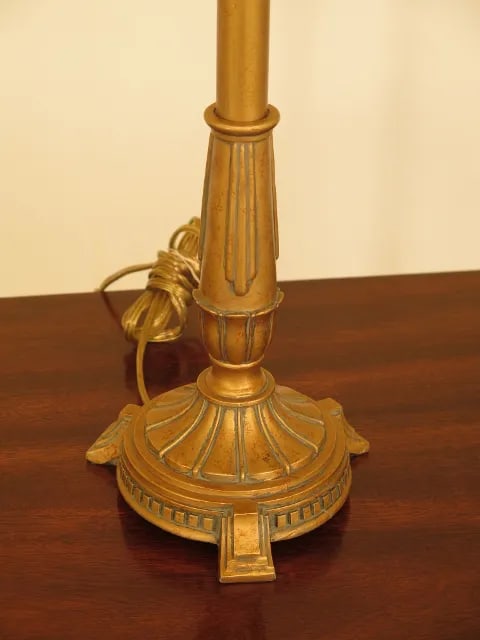 Gold Decorative Table Top Lamp & Shade - 5