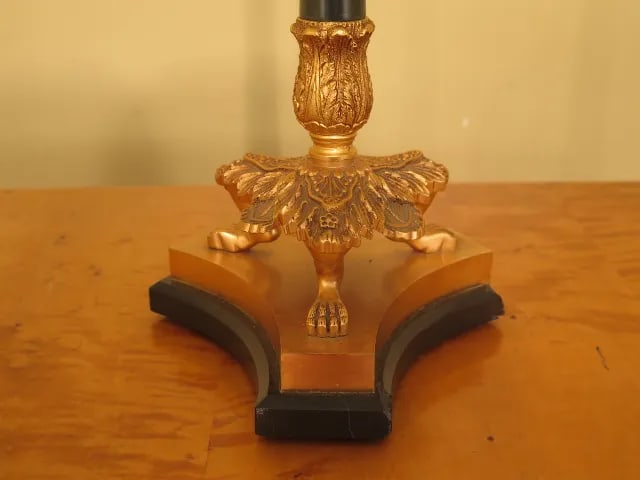 1990s Regency Style Brass Table Lamp - 10