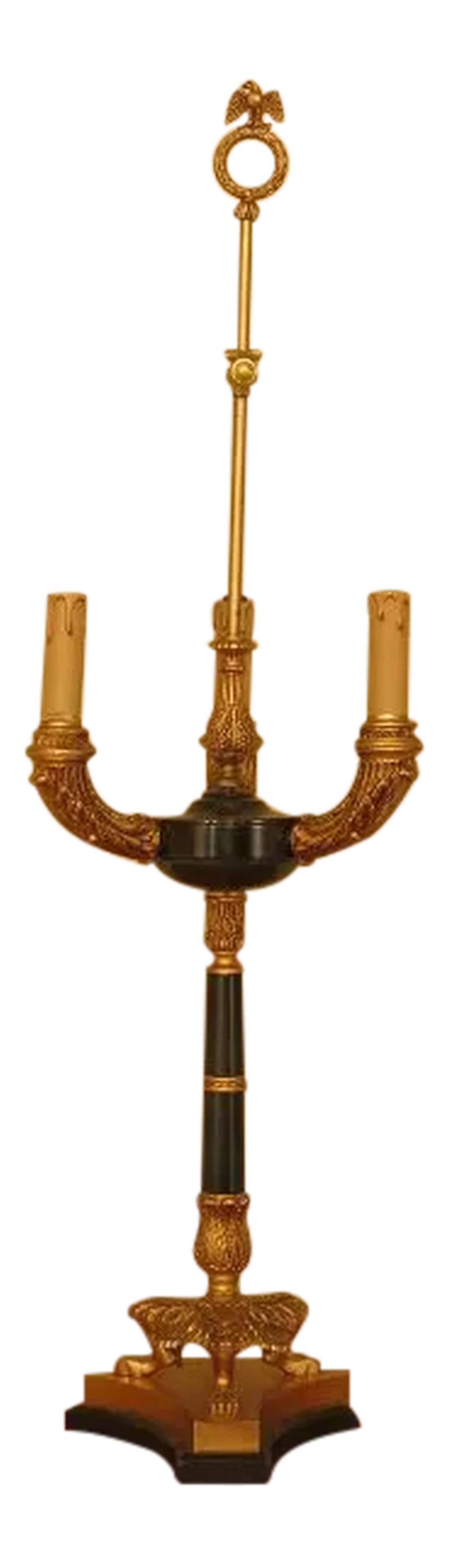 1990s Regency Style Brass Table Lamp (1 of 12)