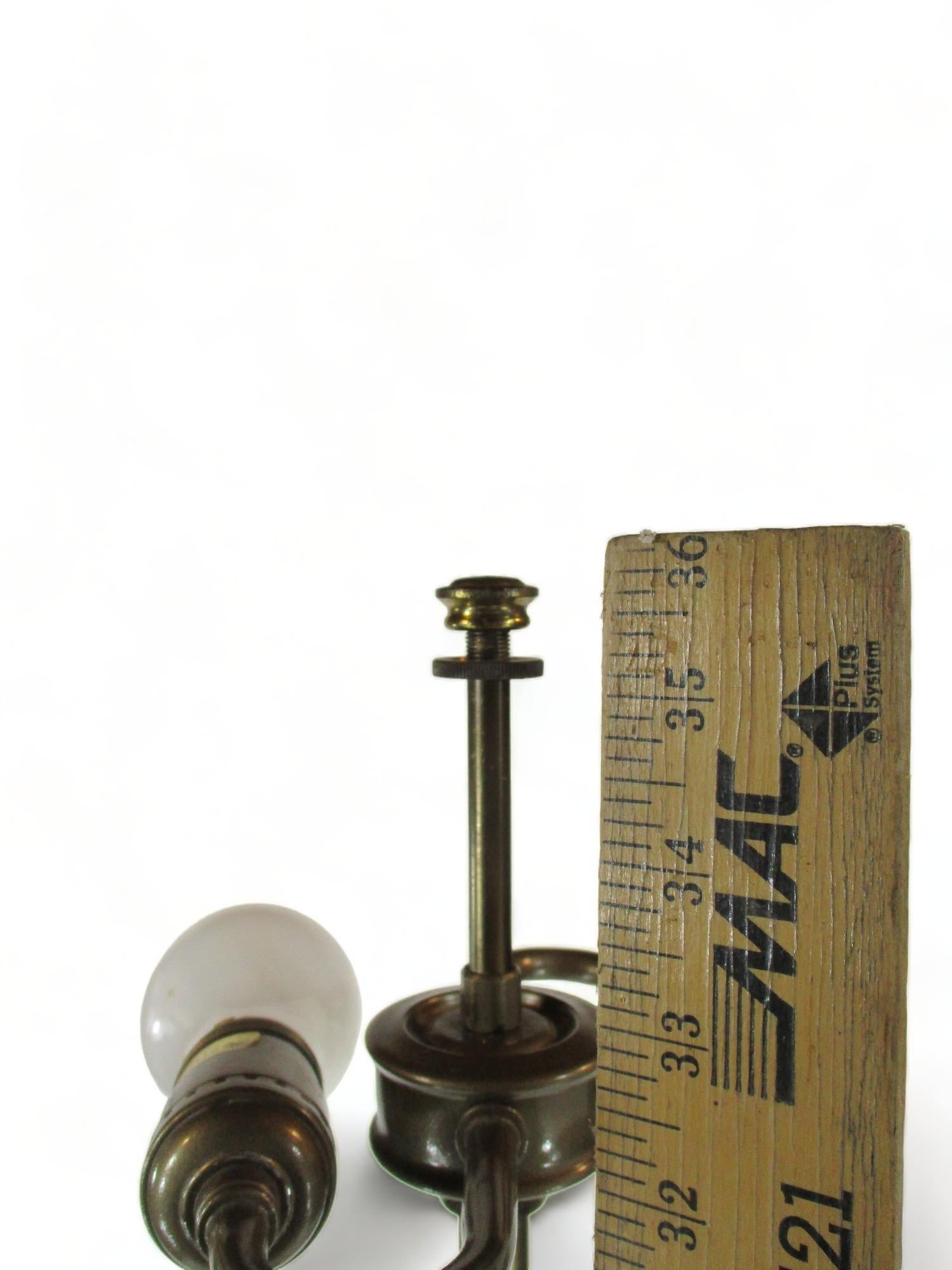 Mid 20th Century 36" Torchiere Lamp Stiffel Brass & Crystal Pineapple Hollywood Regency - 15