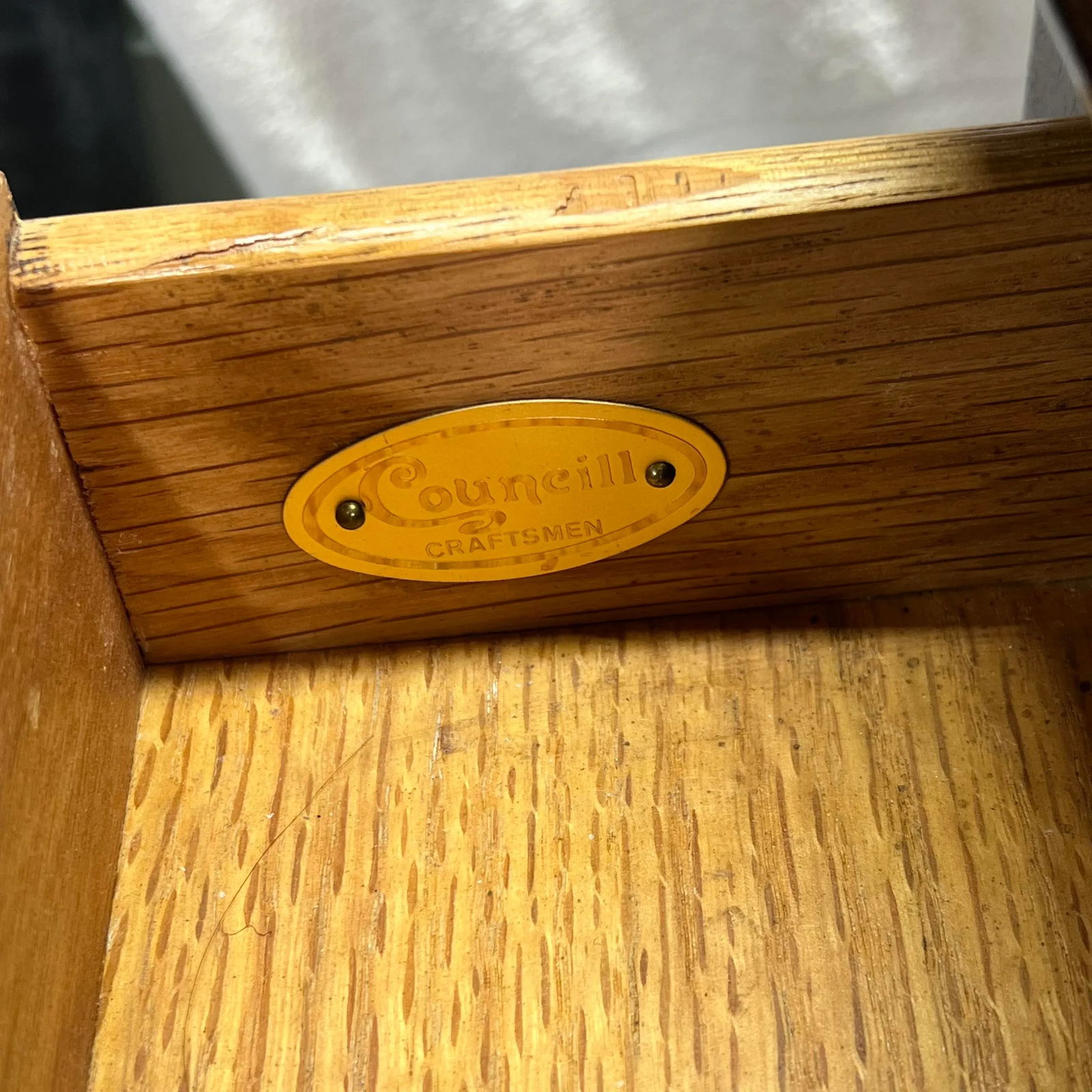 Councill Craftsmen Mahogany One DrawerSide Table / Nightstand - 11