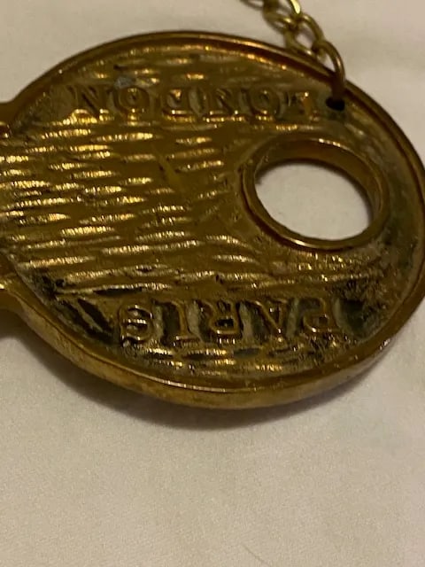 Vintage Brass Oversized Sculptural Key Holder - 10