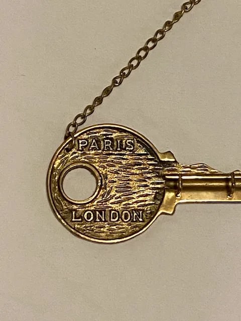 Vintage Brass Oversized Sculptural Key Holder - 2