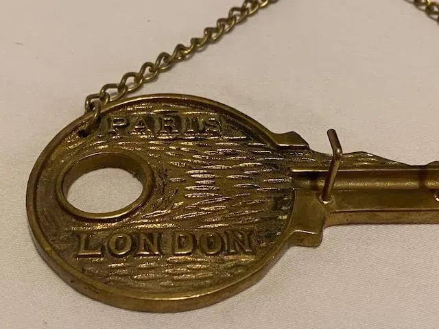 Vintage Brass Oversized Sculptural Key Holder - 7