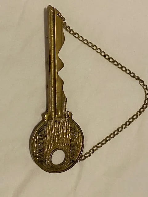Vintage Brass Oversized Sculptural Key Holder - 8
