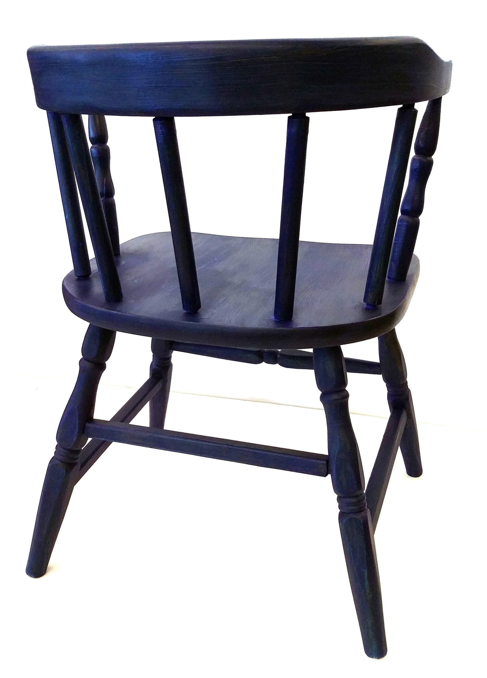 Windsor Vintage Marine Blue Children's Chair - 3