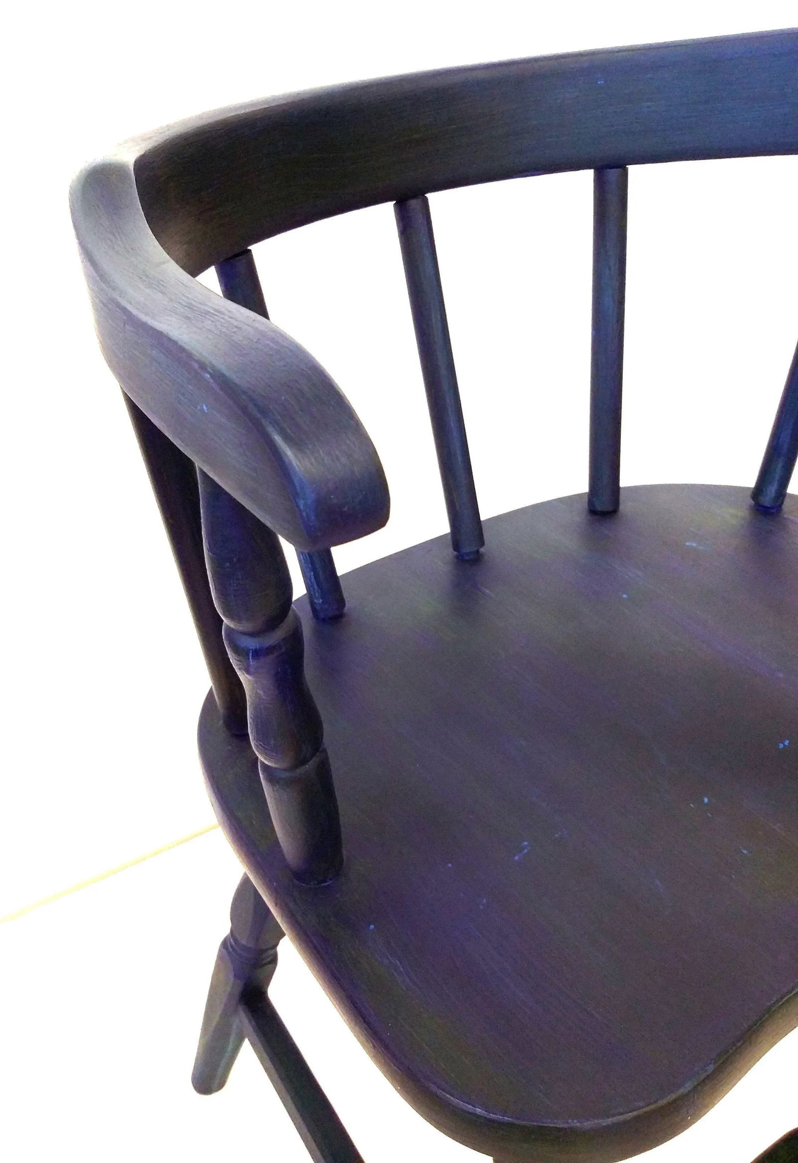 Windsor Vintage Marine Blue Children's Chair - 6