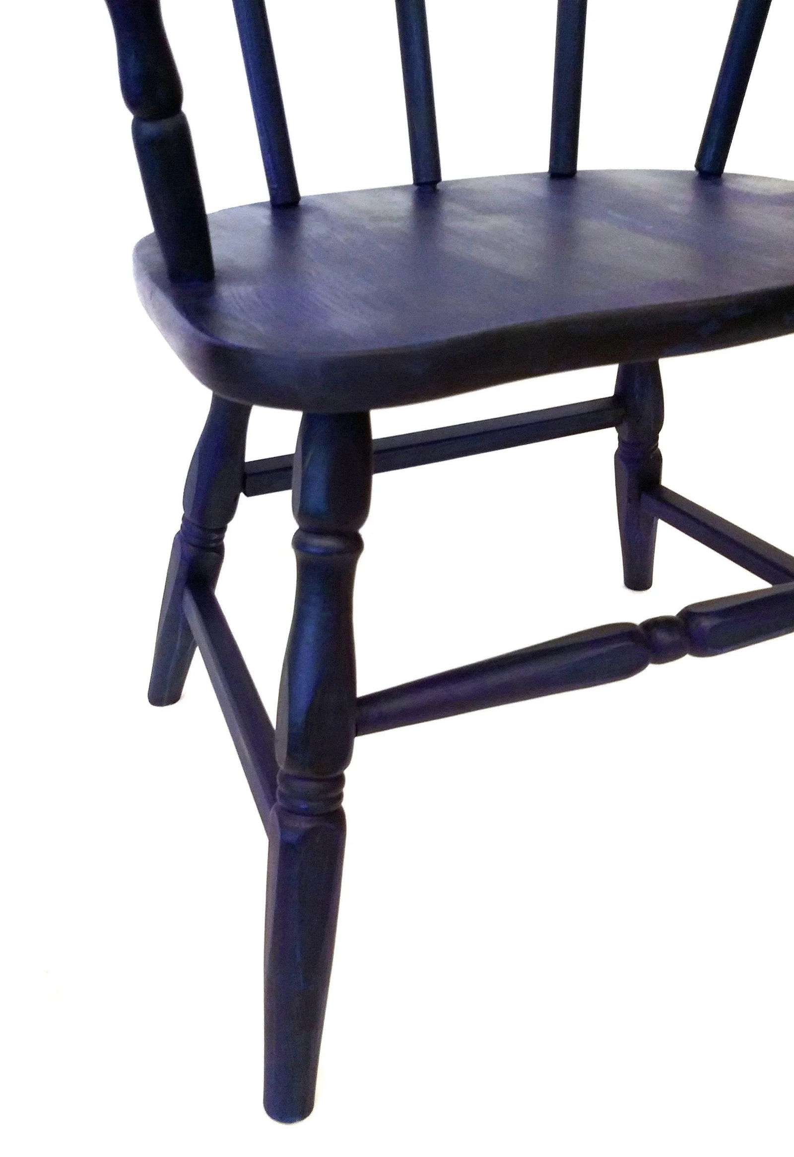 Windsor Vintage Marine Blue Children's Chair - 9
