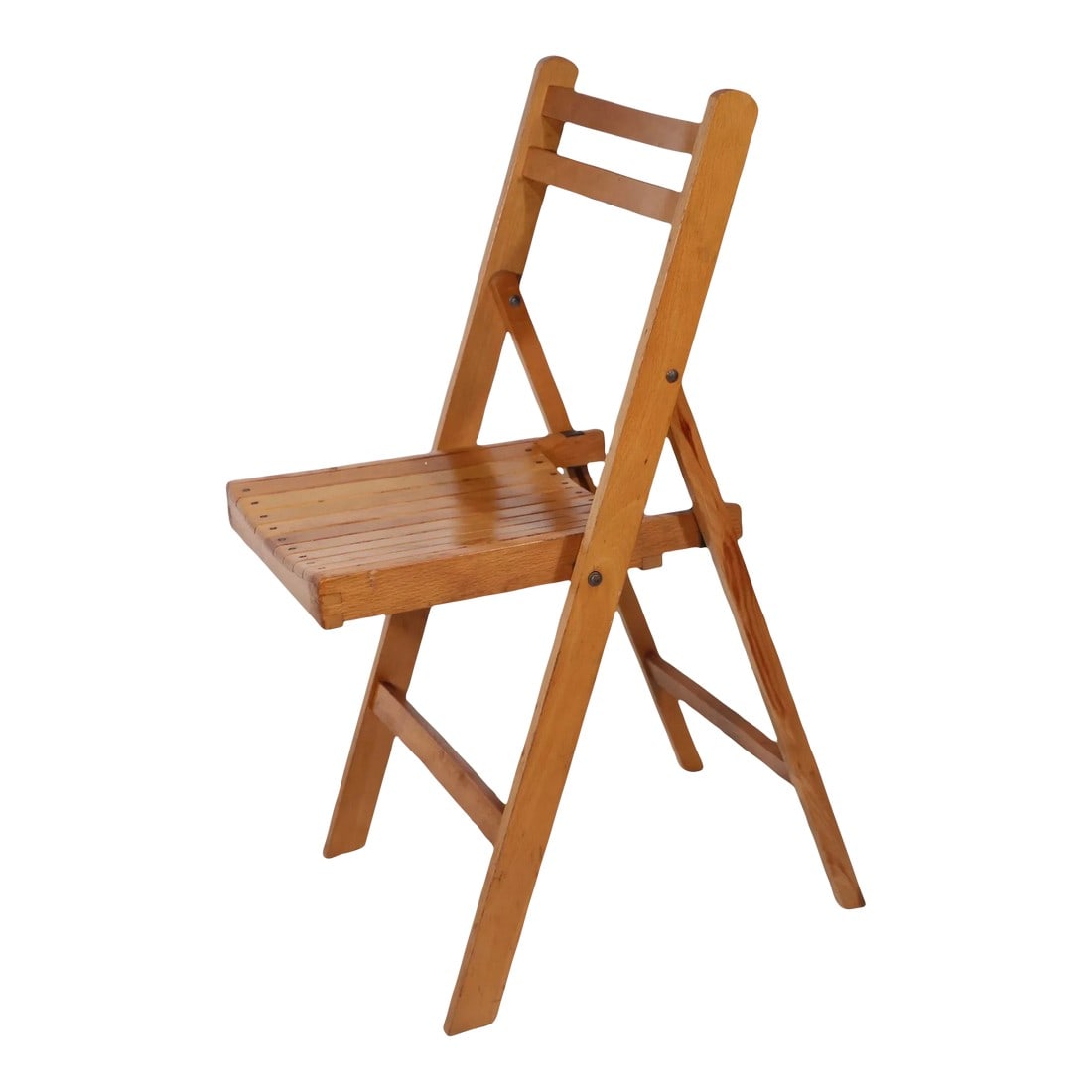 Mid Century Modernist Industrial Folding Side Chair Made in Yugoslavia (1 of 12)