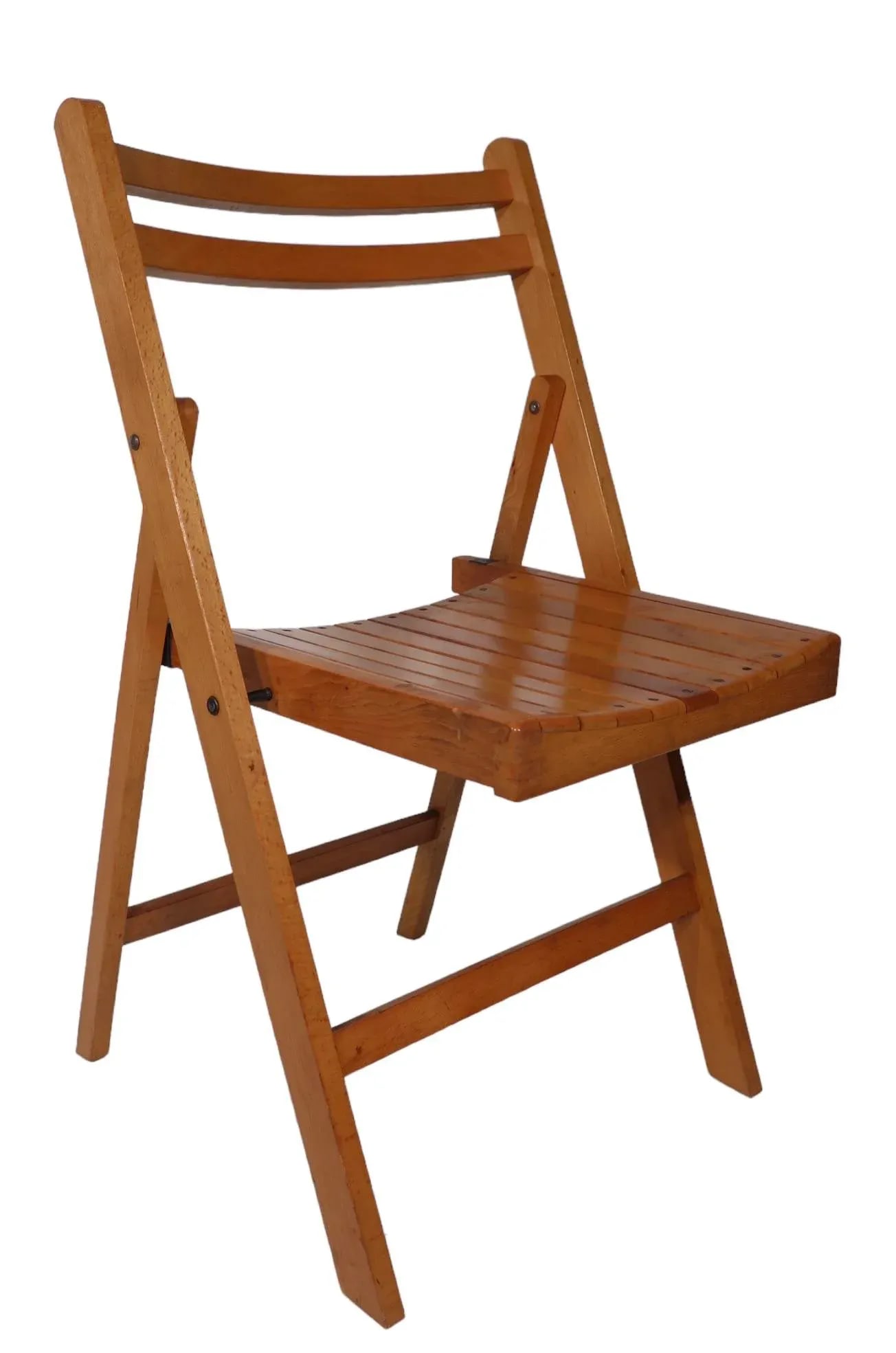 Mid Century Modernist Industrial Folding Side Chair Made in Yugoslavia - 3