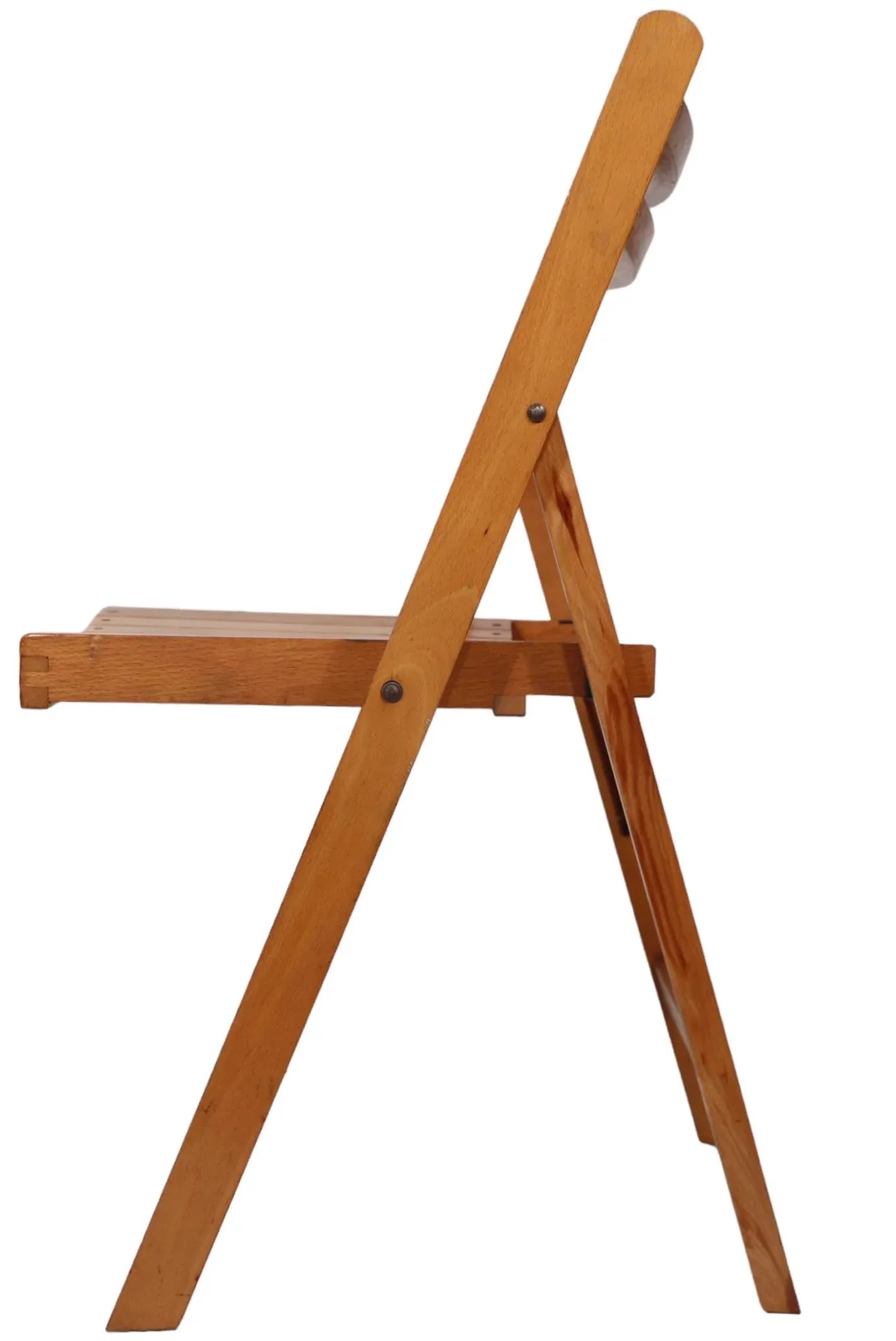 Mid Century Modernist Industrial Folding Side Chair Made in Yugoslavia - 8