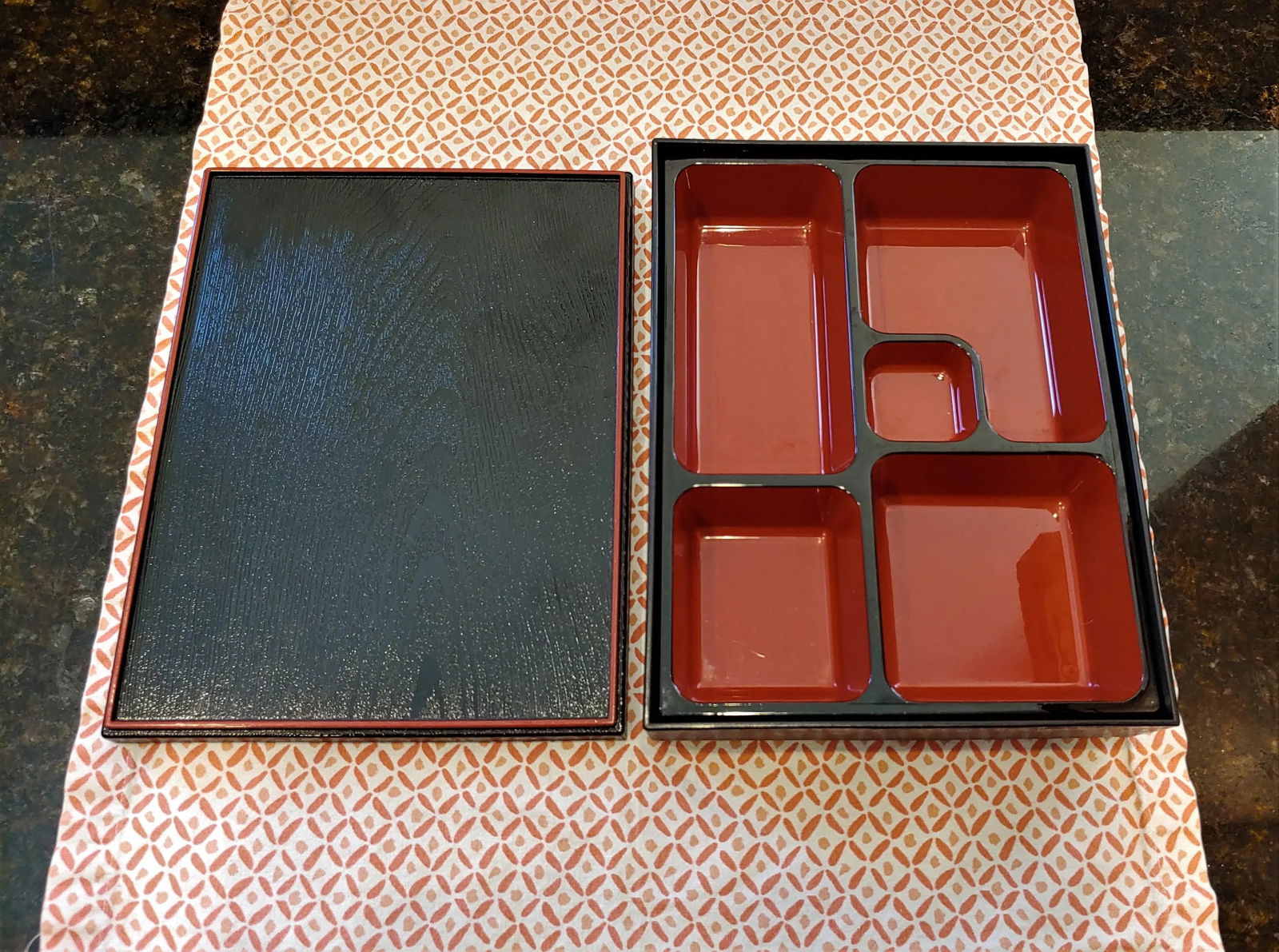 Vintage Modern Japanese Desk Organizer Box - 3