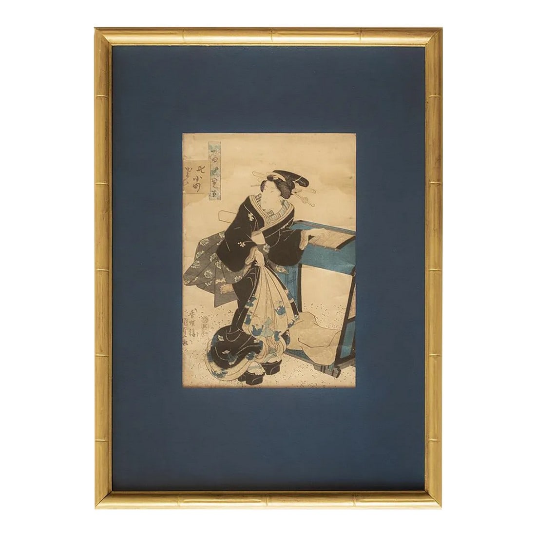 Edo Era Utagawa Kunisada Woodblock Print, C. 1850s (1 of 12)