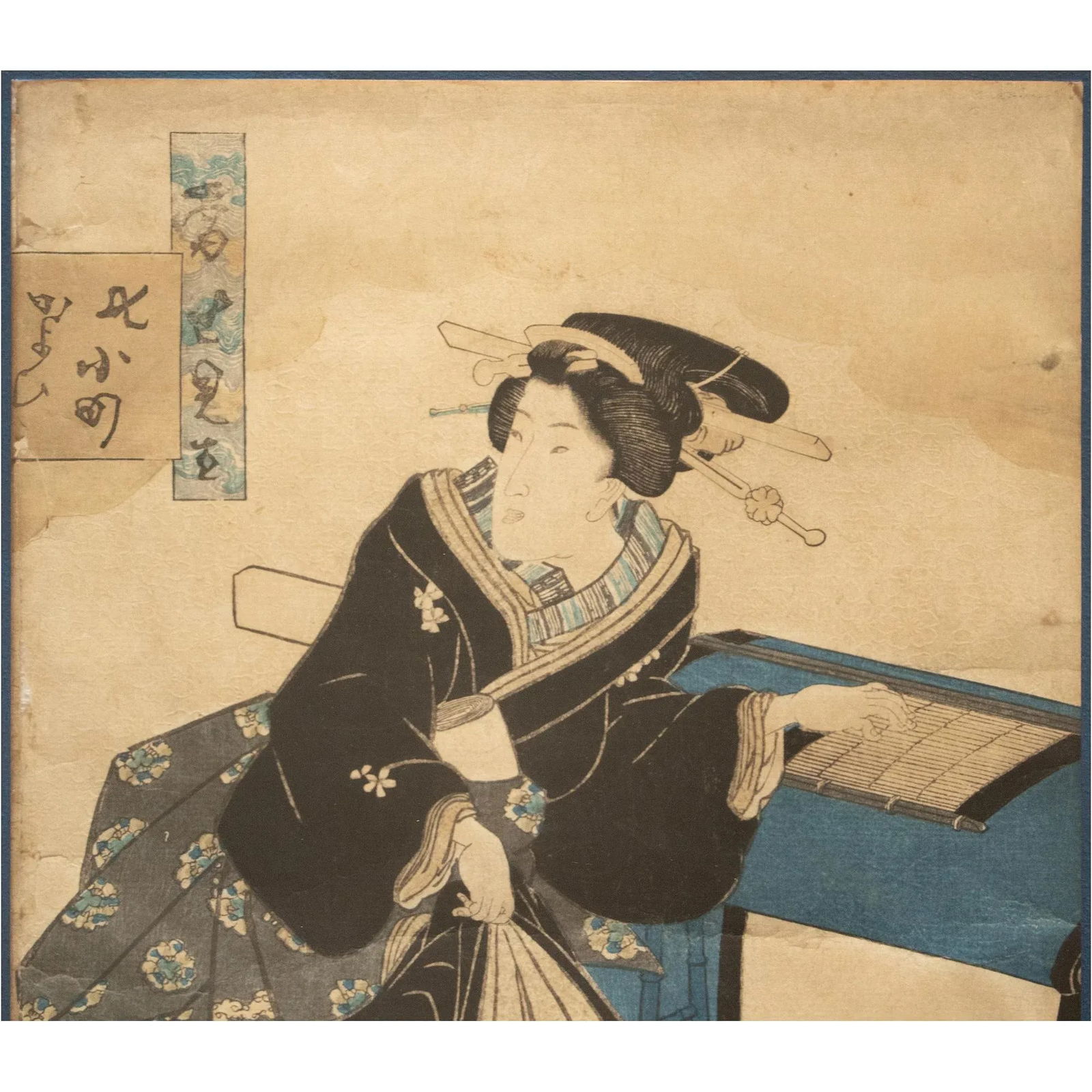 Edo Era Utagawa Kunisada Woodblock Print, C. 1850s - 3